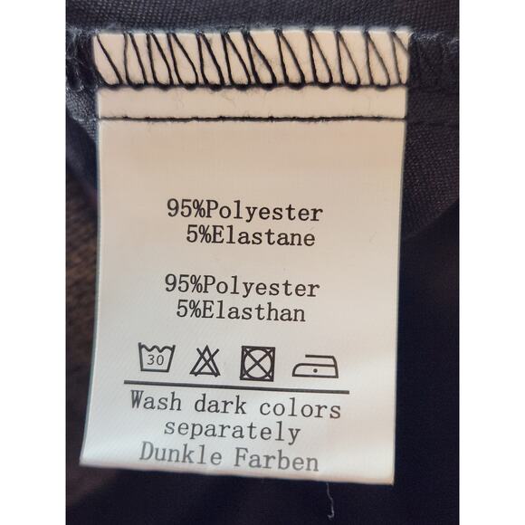 Belle Poque Skirt Women's 2XL Black Midi Front Tie Peasant Steampunk Renaissance - Picture 6 of 7